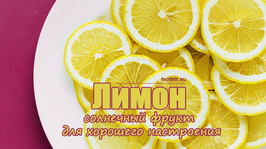 Лимон – один из самых популярных и широко используемых цитрусовых.